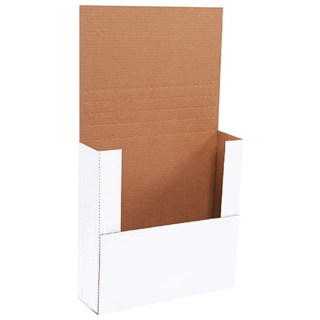 Corrugated Easy-Fold Mailers, 14L X 14W X 4H, White